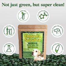 Load image into Gallery viewer, Spirulina Chlorella Tablets for Dogs & Cats