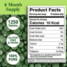 Load image into Gallery viewer, Spirulina Chlorella Tablets for Dogs & Cats