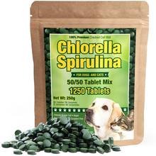 Load image into Gallery viewer, Spirulina Chlorella Tablets for Dogs & Cats