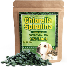 Load image into Gallery viewer, Spirulina Chlorella Tablets for Dogs &amp; Cats
